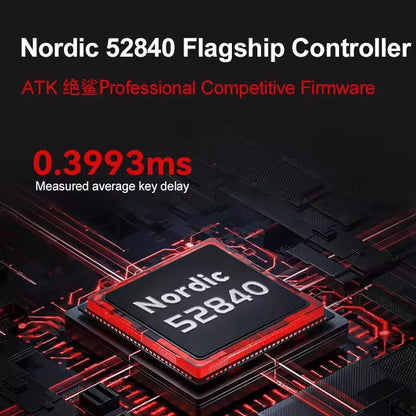 ATK BlazingSky F1 Extreme belaidė žaidimų pelė, PAW3950 Ultra, dviejų režimų, 8000Hz, 35g lengva e. sporto FPS pelė