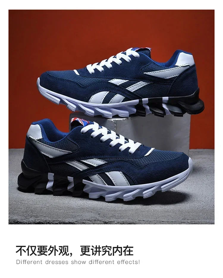 Brand trend size 46 47 48 men's wear-resistant cushioning thick-soled fitness sneakers, outdoor breathable running shoes for men