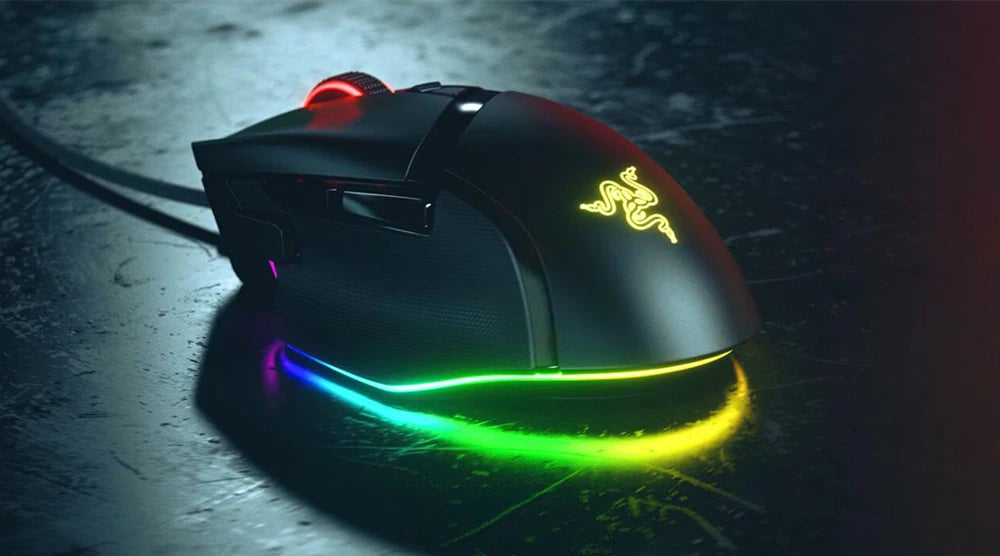NEU 100% originale Razer Basilisk V3 kabelgebundene Gaming-Maus für Gamer, 26000 DPI optischer Sensor, E-Sports mit RGB-Beleuchtung für PC und Laptop