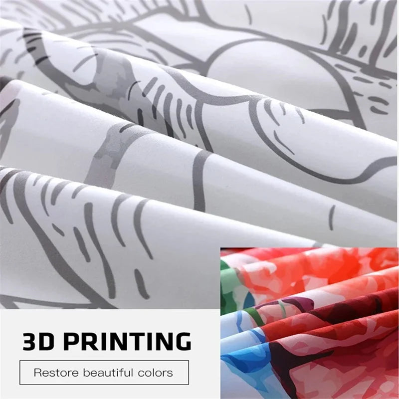 Anime Genshin Impact Bedding Set Boys Girls Twin Queen Size Duvet Cover Pillowcase Bed Kids Adult Fashion Home Textileextile