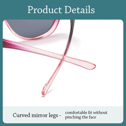 Summer UV Protection Driving Sunglasses Y2K Round Frame Wear Over Glasses Retro Fit Over Sunglasses for Women Men