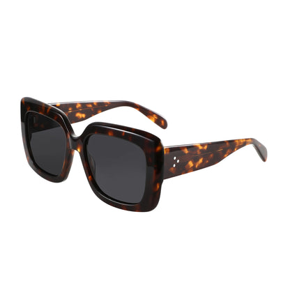 ZENOTTIC Handmade Acetate Sunglasses  luxury 2025 New Uv400 Fashion Square Ladies Polarized Sunglasses ZS6244