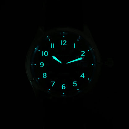 Militado ML08 Vintage Quartz Watch Ronda 515 Movement Ar Sapphire Mirror 38Mm Wrist Watch Date Super Luminous Waterproof Watches