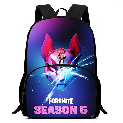 Classic Game FortniteS -lasten reput pojille ja tytöille, oppilaan syntymäpäivälahja, koululaukut, suuri kapasiteetti, retkeilyyn sopiva kestävä reppu