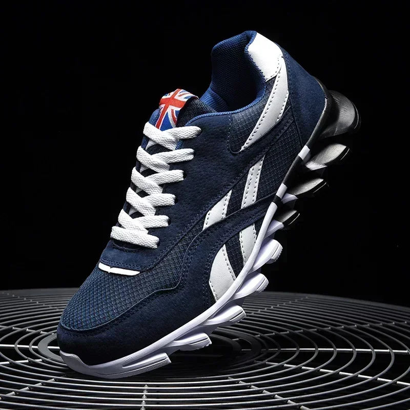 Brand trend size 46 47 48 men's wear-resistant cushioning thick-soled fitness sneakers, outdoor breathable running shoes for men
