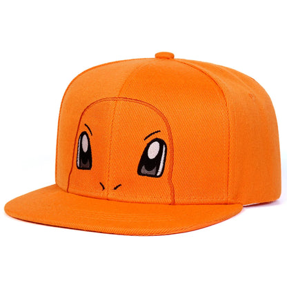 Hot Pokemon Squirtle Pikachu Bulbasaur Charmander‌ Embroidery Baseball Cap Cute Anime Adjustable Sun Hat Outdoor Sports Gifts