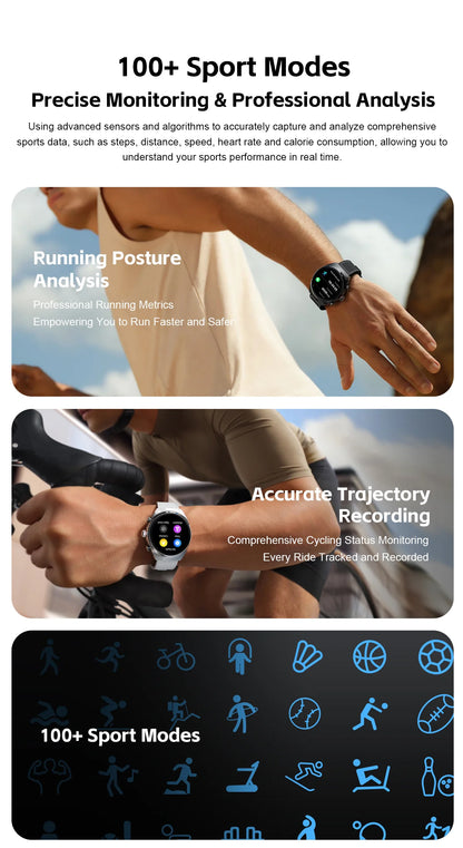 2026 New Smart Watch 2 in 1 With Earphone Smartwatch Bluetooth Call Men Watch Track Heart Rate Monitor Play Music SmartWatch