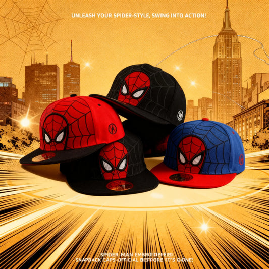 Kids Anime Spiderman Cartoon Baseball Cap Snapback Hat for Toddler Baby Children Spring Summer Adjustable Hip Hop