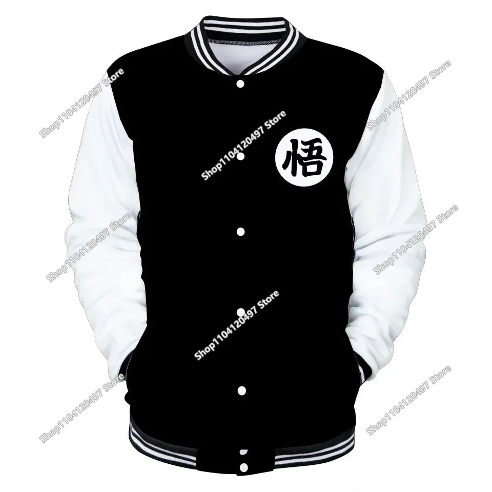 Uniforme de béisbol de estilo urbano de Dragon Ball para hombre, mujer y niños; disfraces de Son Goku para adultos; chaquetas; abrigos de primavera y otoño; cárdigans; sudaderas; regalo