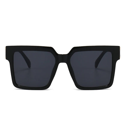 New Luxury Brand Designer Square Oversized Sunglasses Men Women 2024Fashion Thick Frame Glasses Mens UV400 Male Celebrity