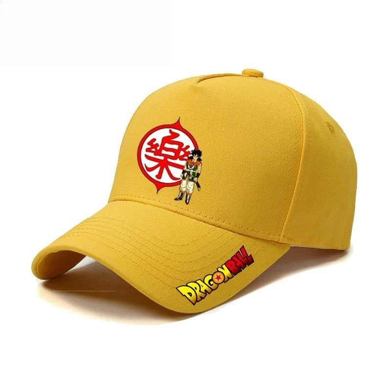 New Dragon Ball Master Roshi Son Goku Hat Creative High-Value Anime Cartoon Letter Print Unisex Casual Versatile Baseball Cap