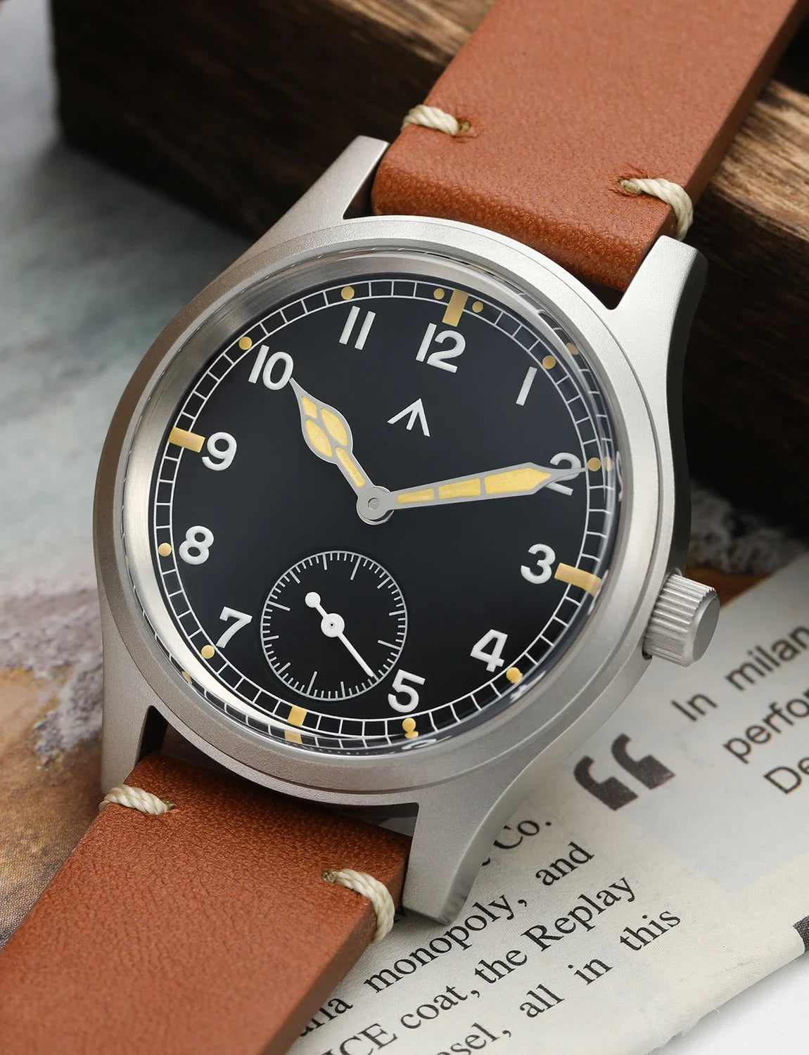 Militado D12 Quartz Watch Men VD78 Movement Domed Sapphire Crystal V2 Clear AR Coating Wristwatch 10Bar Water Resistance Watches