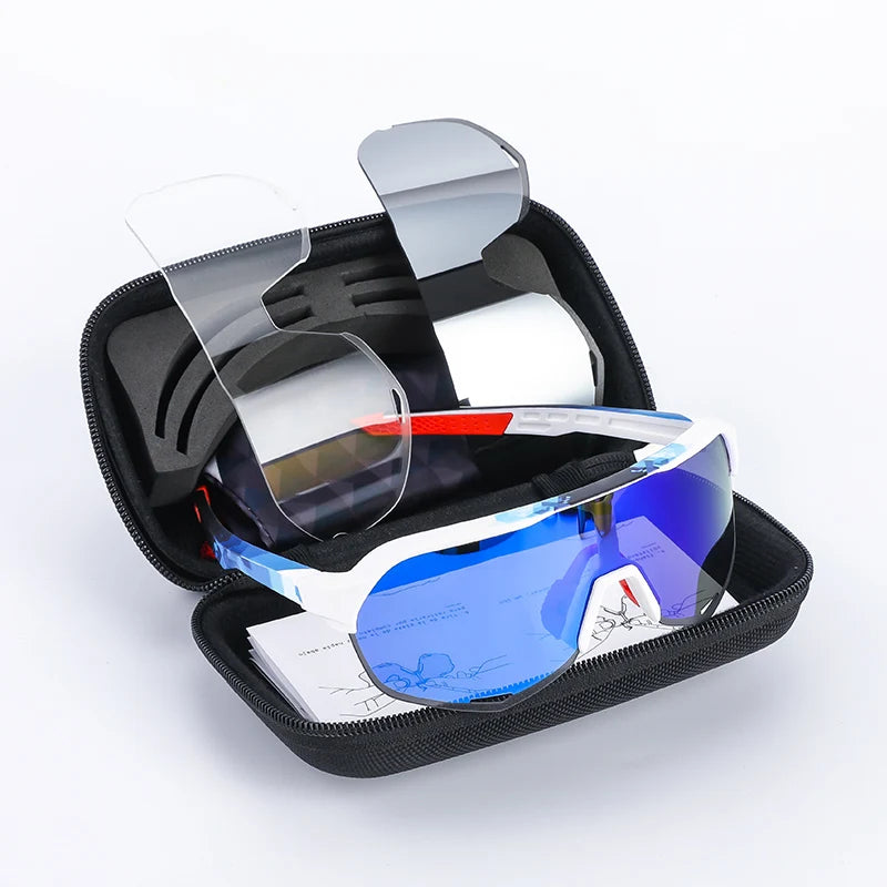 Peter Cycling Sunglasses S3 Outdoor Sports Glasses Men Women road Mountain Bicycle Glasses Riding Polarized Bike Eyewear Goggles