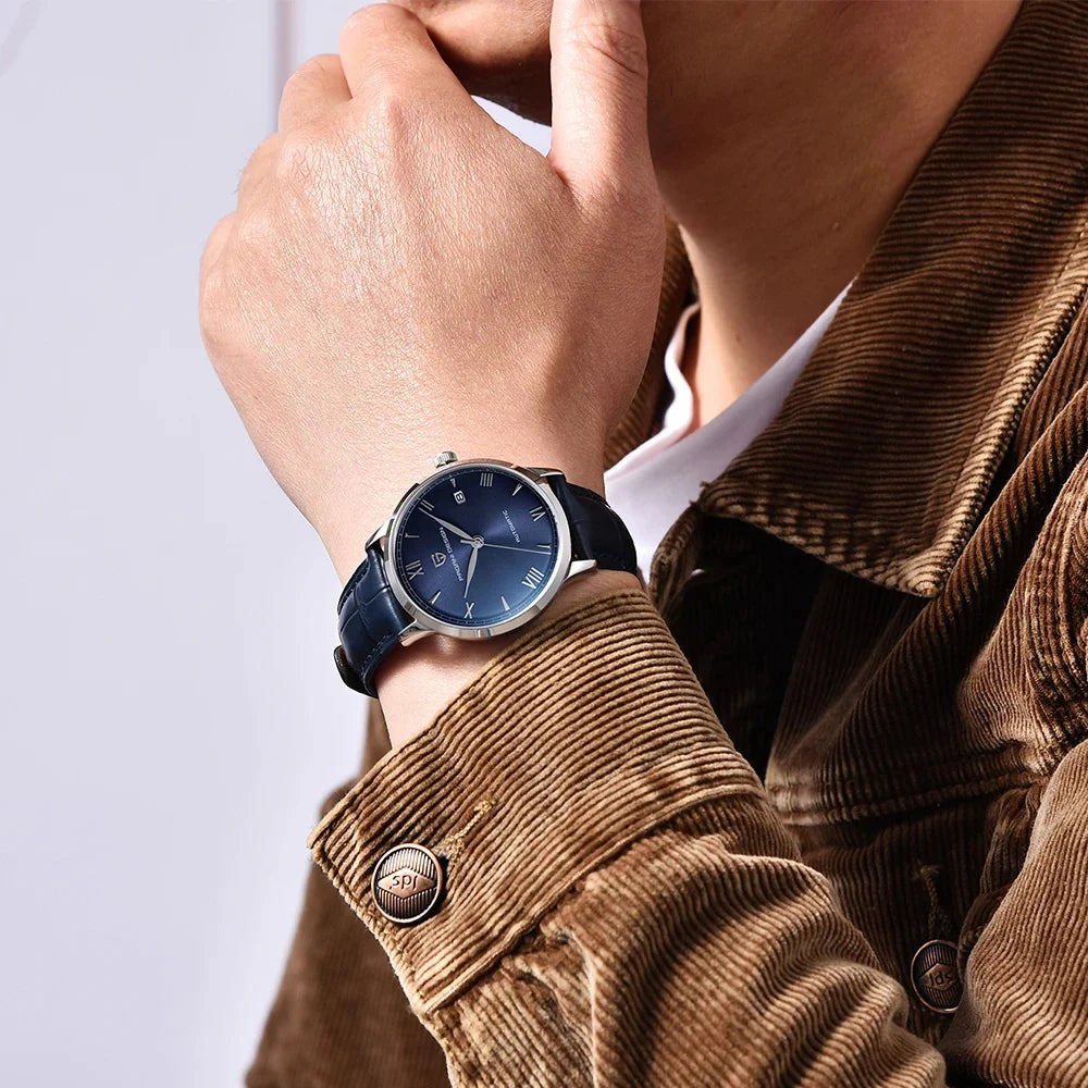 PAGANI DESIGN 40MM Pilot Men's Mechanical Watch Luxury Sapphire Glass Automatic Watch 100M Waterproof NH35 Wristwatch for Men