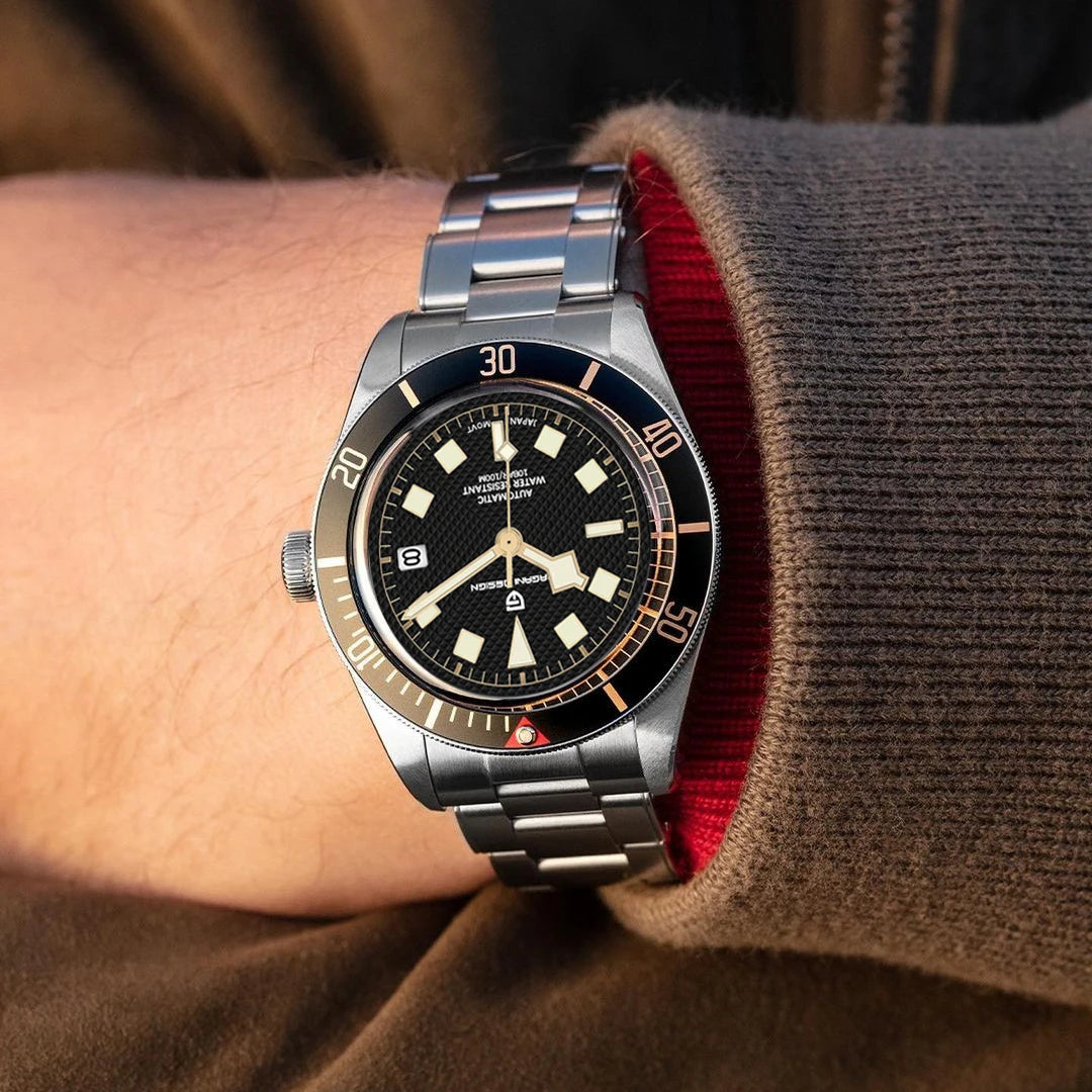 PAGANI DESIGN BB58 Steel Men's Mechancial Wrist Watches Luxury Automtaic Watch For Men AR Sapphire mirror Sport Waterproof Watch