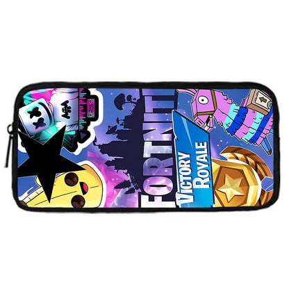 Dětský školní batoh s taškou na oběd, penálem, designem populární hry F-FortniteS – školní taška pro chlapce a dívky, skvělý dárek