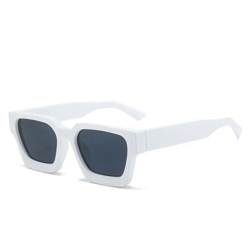 JNPCXI Fashion Square Women Luxury Sunglasses Retro Gradient Blue Designer Men Trending Sun Glasses Shades UV400