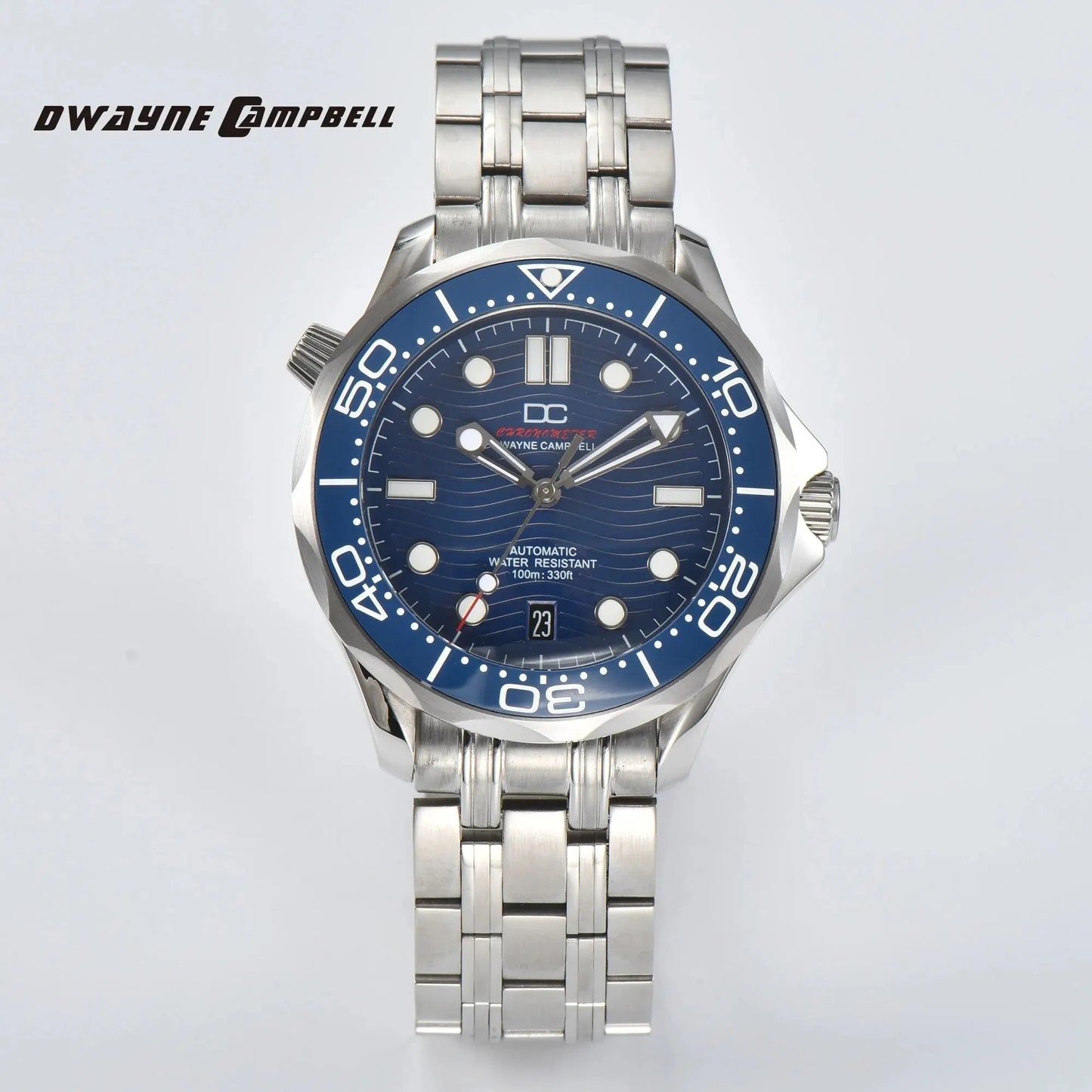 DWAYNE CAMPBELL Reloj mecánico automático de lujo para hombre NH35, bisel de cerámica, resistente al agua, reloj de pulsera clásico de negocios