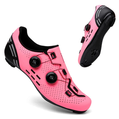 Pantofi de ciclism de înaltă calitate, SPD cu autoblocare pentru bărbați, pantofi sport de curse pentru bicicletă, pantofi de ciclism MTB de munte antiderapanți pentru femei, 36-47