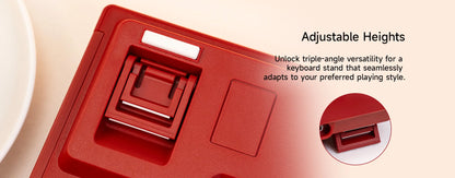 AKKO 5075 X Veekos K75 Gaming Mechanical Keyboard 75% RGB 3/5-Pin Hot Swap Wired Customized Keyboard with Knob Gasket