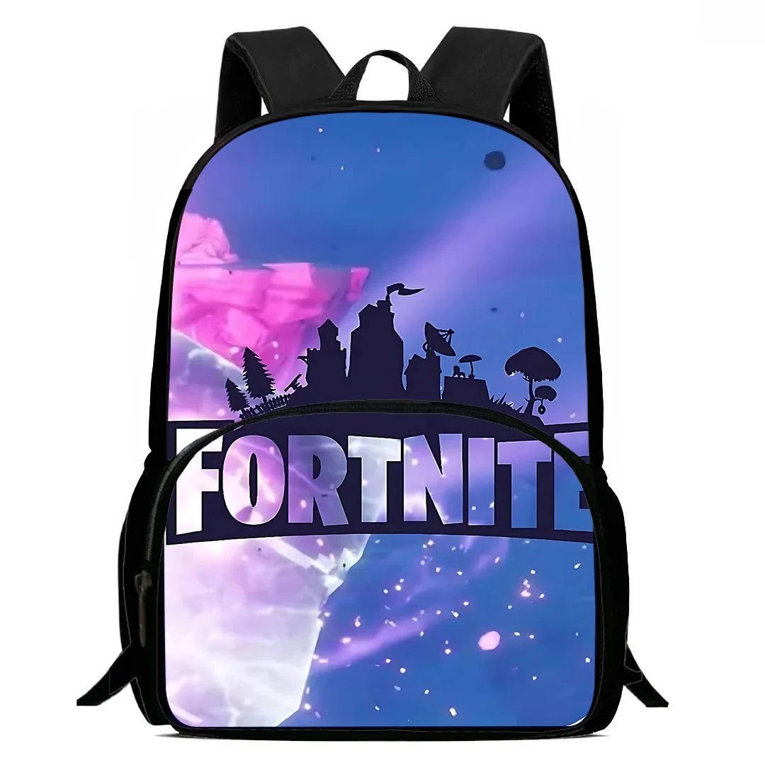 Classic Game FortniteS -lasten reput pojille ja tytöille, oppilaan syntymäpäivälahja, koululaukut, suuri kapasiteetti, retkeilyyn sopiva kestävä reppu