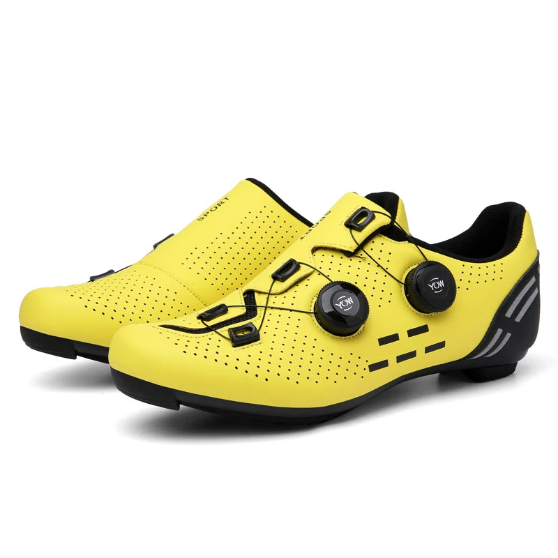 Pantofi de ciclism de înaltă calitate, SPD cu autoblocare pentru bărbați, pantofi sport de curse pentru bicicletă, pantofi de ciclism MTB de munte antiderapanți pentru femei, 36-47