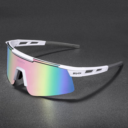 SCVCN UV400 Cycling Glasses Men Women MTB Road Bike Sunglasses Outdoor Hiking Drive Running Sunglasses Fashion Sports Glasses