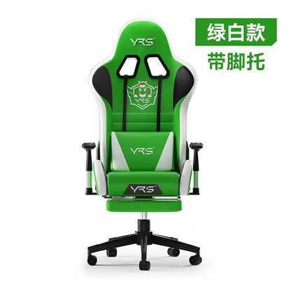 Ergonomic Esports Gaming Chair with Reclining Backrest, Adjustable Height Office Chair, Comfortable Computer Game Chair with Armrests and Wheels