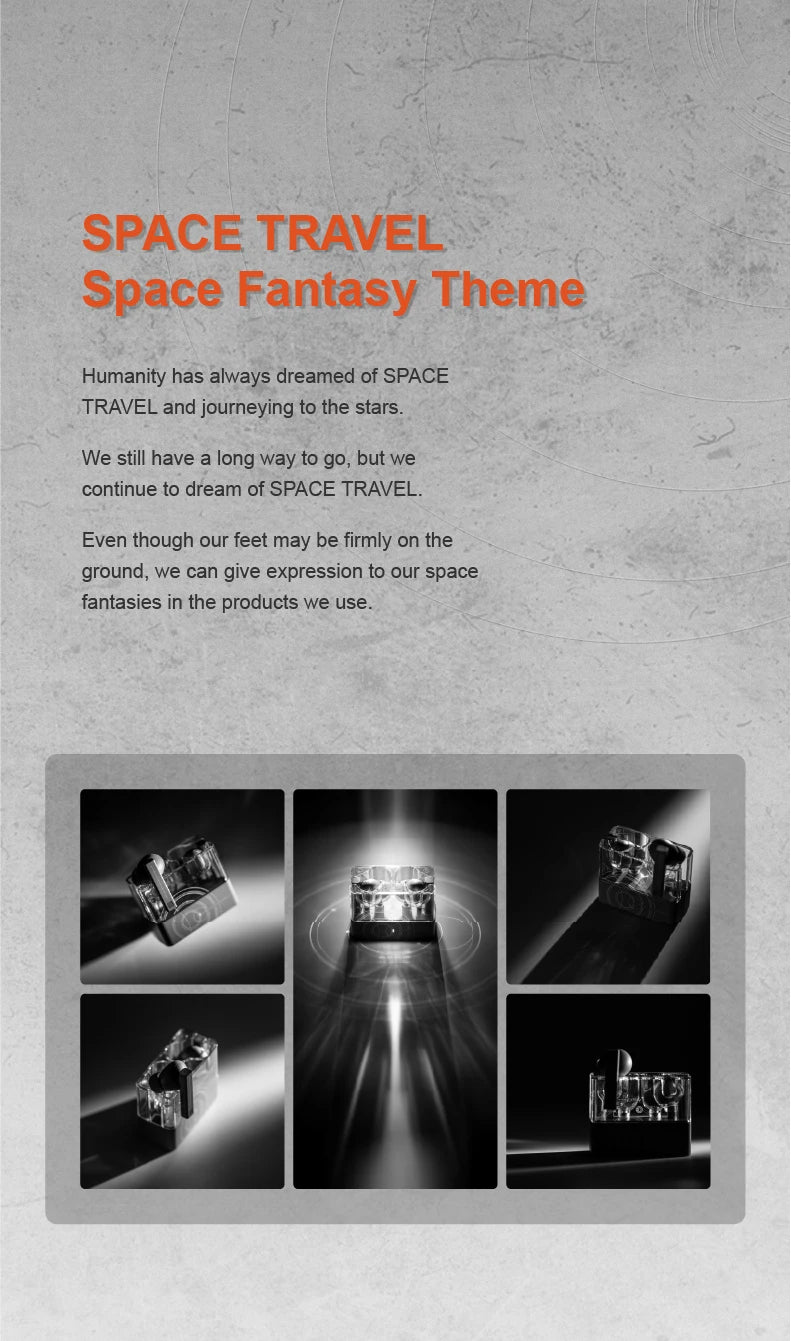 MOONDROP Space Travel 2 ULTRA TWS Bluetooth earphone ANC LDAC Bluetooth 6.0 55ms Low-latency Game Mode gaming headset