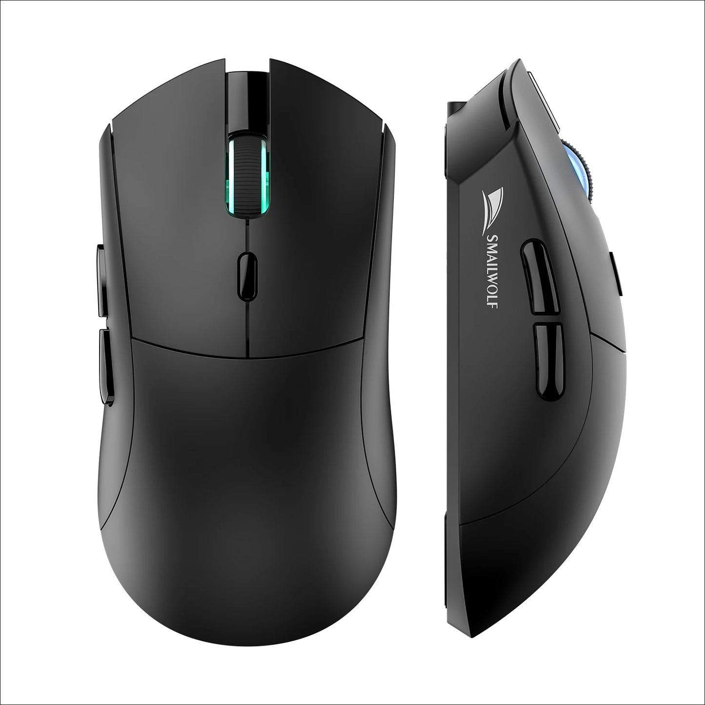 SMAILWOLF RS7 Bluetooth trådløs gamingmus, tre tilstande, PAW3311, makroprogrammerbar mus til laptop, gaming og kontor