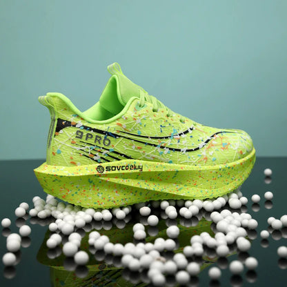 Marathon Men's Running Shoes Breathable Lightweight Comfortable Casual Wear-Resistant Low-Top Comfort Sports Running Shoes