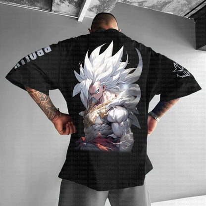 Son Goku Dragon Ball Anime 2025 Summer T-shirt Men Harajuku Oversized Retro Street Women Casual Loose Short-sleeved Unisex Tops