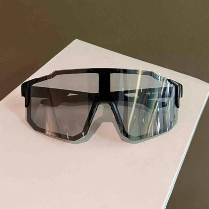 New Cycling Sunglasses Large Frame UV400 Shades UV Protection Outdoor Sports Windproof Anti-Ultraviolet Hiking Climbing Goggles