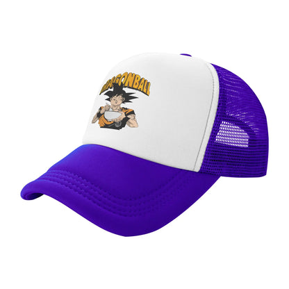 DBZ dragon ball Goku Eating Ramen Mesh Baseball Caps Adult Sun Hats  Adjustable Snapback Caps Sun Caps Summer Trucker Caps