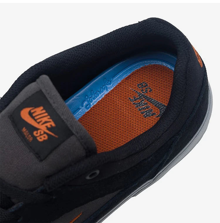 Nike genuine SB MALOR Men's Lightweight Low-Top Casual Laced Slip-On Shoes FV6064-009