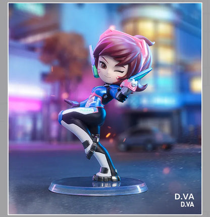 POP MART Overwatch Play of The Game Series Original Blind Box Surprise Mystery Box Cute Anime Action Figure Ornaments Figurines
