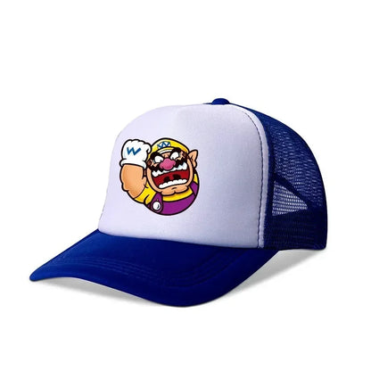 Mario Casual Baseball Sun Caps Action Universal Polyester Hat Children Truck Driver Items Adult Adjustable Anime Peripherals