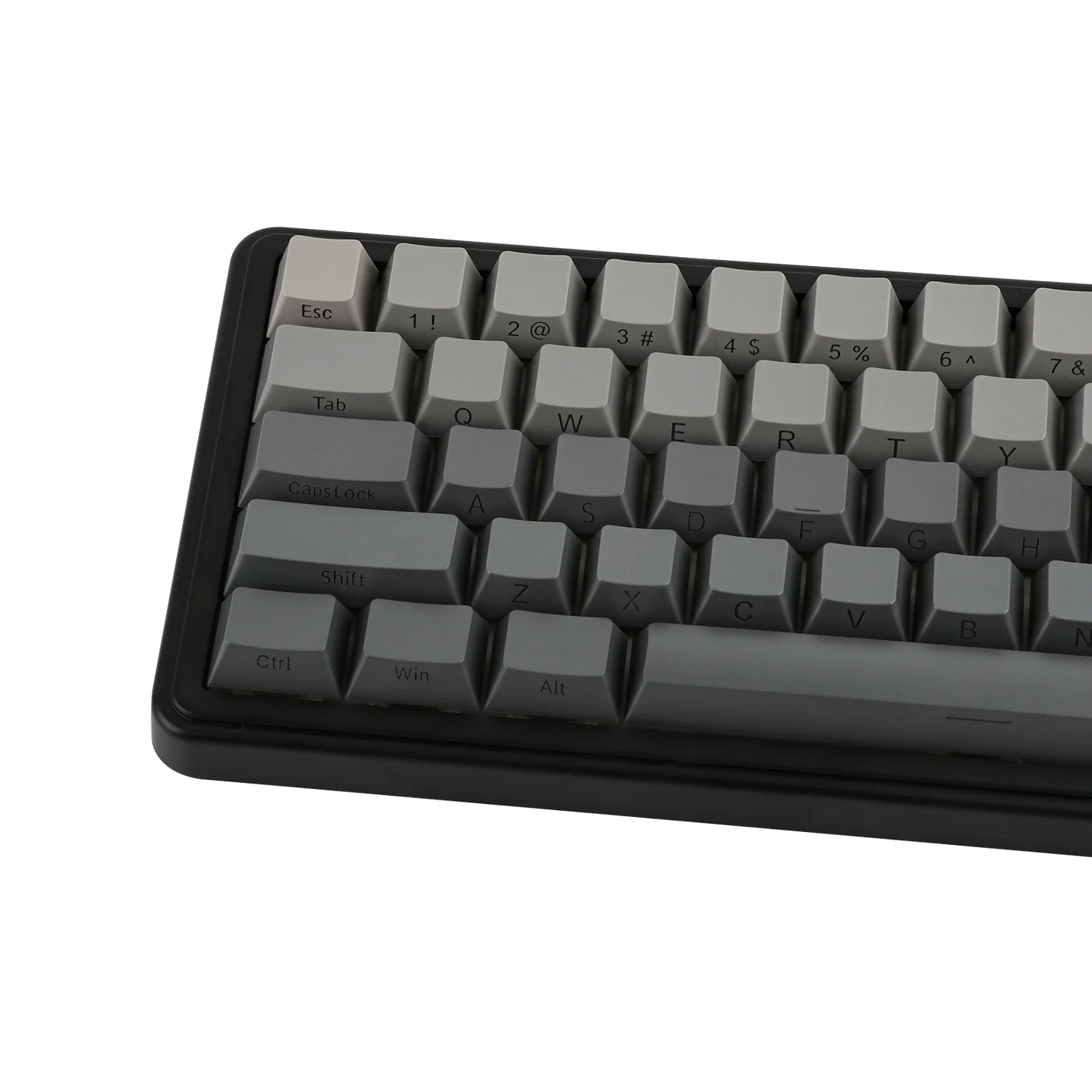 Teclado mecánico EPOMAKER x AULA F65 con distribución 65%, hot-swap, montaje gasket y conexión con cable/Bluetooth/inalámbrica 2.4G para Mac/Win