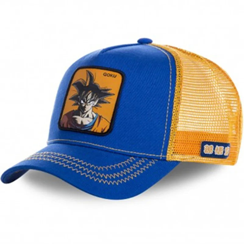 Dragon Ball Caps Cartoon Women Men Hats GOKU Super Saiyan Shenron GOTENKS VEGETA Cell BULMA Fashion Hip Hop Baseball Cap