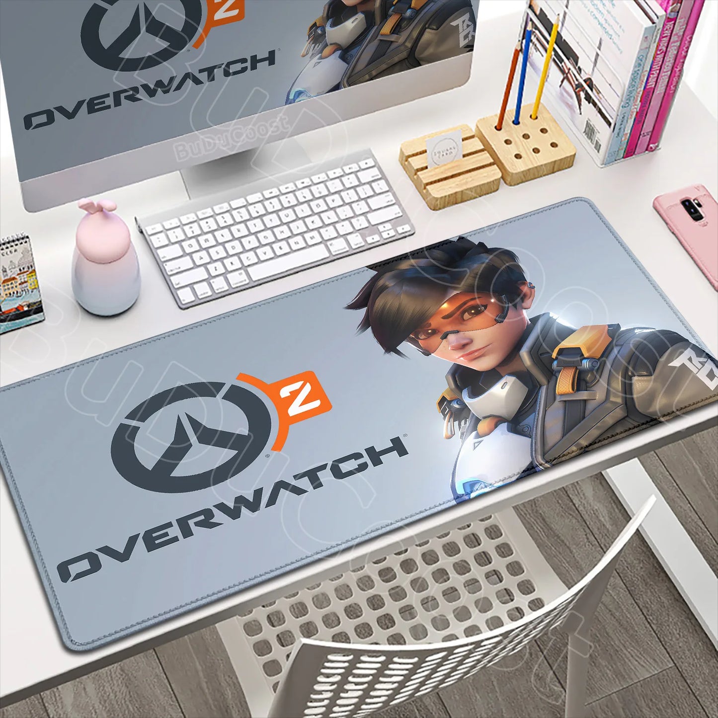 Large XXL DIY Cool  Overwatch Mouse Pad Keyboard Table Gaming Accessories Non-Slip Rubber Edge locking spped Laptop Rug desk Mat