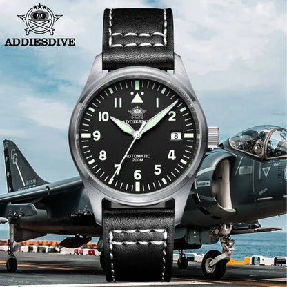 ADDIESDIVE Watches For Men C3 Super Luminous 200m Waterproof  Japan 8215 316L Stainless Reloj Hombre Automatic Mechanical Watch