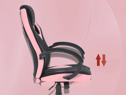 WOLTU Gaming Chair Gamer Armchair Office Computer Chair Ergonomic Design Fabric 360° Swivel Chair Adjustable Height High Back