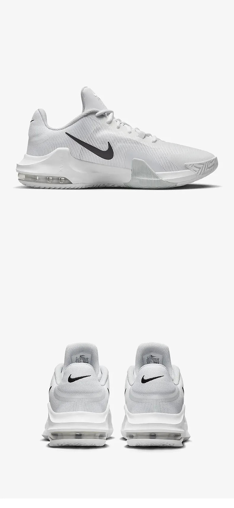 Nike Air Max Impact 4 da uomo ufficiali e originali, scarpe da basket ammortizzate DM1124-100