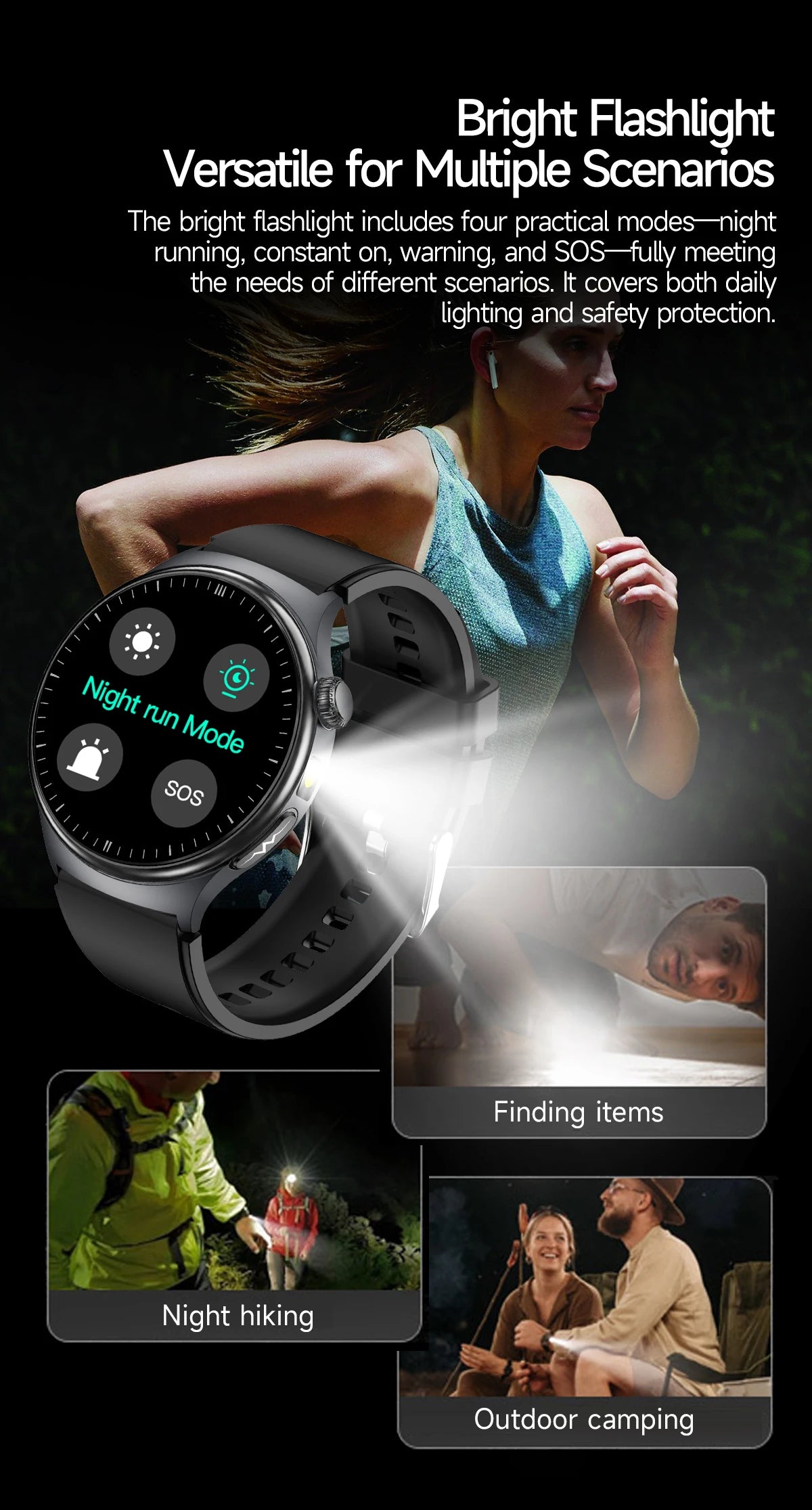 2026New AI-Diagnosis Care Smartwatch ECG+PPG Accurate Uric Acid Blood Pressure Body Fat Five organ Fitness Waterproof Smartwatch