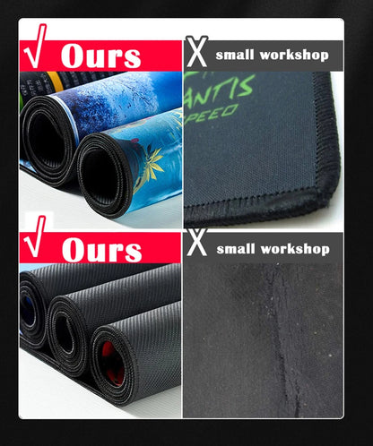 Rutschfestes Mauspad Game Lockedge Survival Büro Student Gaming Shooting, verdickt, groß, Schreibunterlage F-FORTNITE MousePad