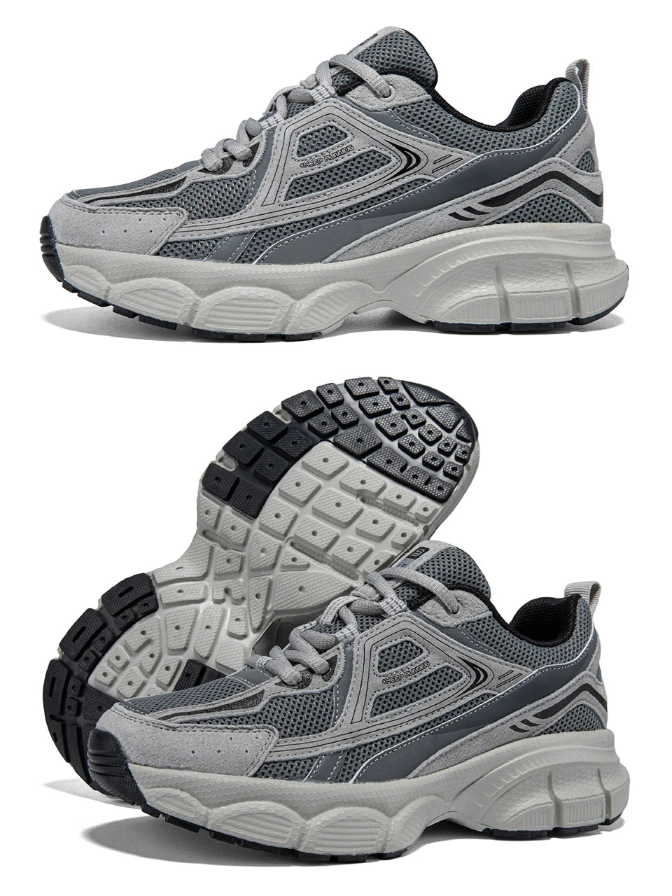 Chaussures de course pour femme Baasploa : baskets de jogging légères et tendance en mesh, antidérapantes, pour femme, d'extérieur, respirantes, colorées et décontractées