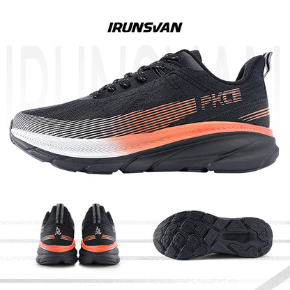 IRUNSVAN 2026 Scarpe da running originali con cuscino d’aria, scarpe sportive traspiranti per fitness, salto ed esercizio, scarpe da camminata da uomo
