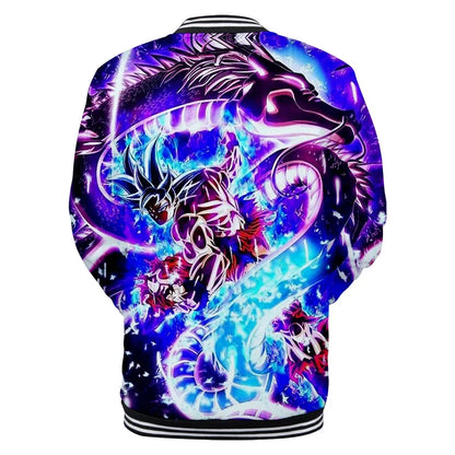 Uniforme de béisbol de estilo urbano de Dragon Ball para hombre, mujer y niños; disfraces de Son Goku para adultos; chaquetas; abrigos de primavera y otoño; cárdigans; sudaderas; regalo