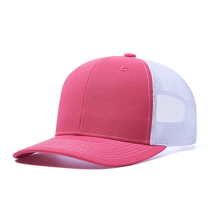 Hot Sale Summer Mesh Baseball Cap Men Women Slight Curved Snapback Trucker Hat Unisex Casual Outdoor Breathable Dad Cap Gorras