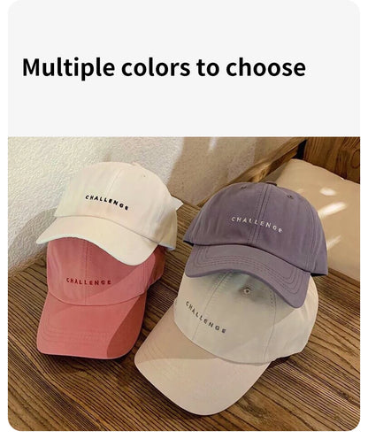 Letter Embroidered Baseball Cap for Women Spring Summer Outdoor Sunscreen Unisex Snapback Hat Sports Casual Men Hip Hop Hat